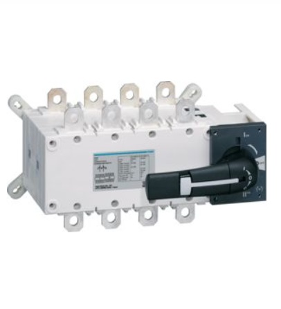 Переключатель корпусный Hager HI456 3-позиционный I-0-II до 240мм2 4п 400А