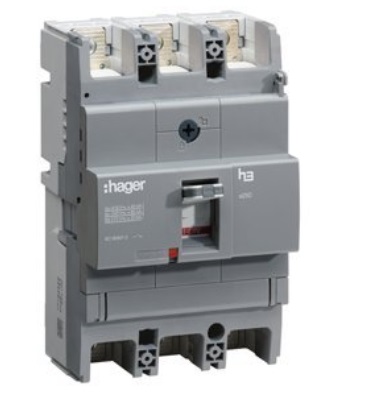 Автоматический выключатель Hager HNB100H x250 In=100А 3п 40kA Трег./Мрег.